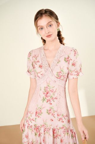 Đầm cotton dài Isabella DAM001