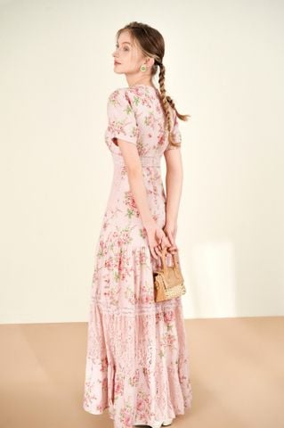 Isabella Maxi Dress - Pink