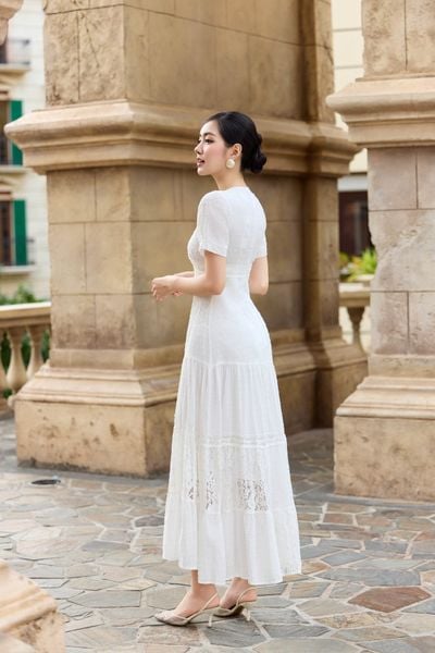 Đầm cotton dài Isabella DAM001