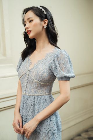Lace embellished MINI dress