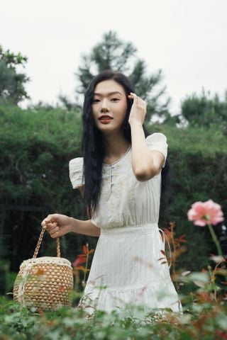 Prairie mini dress