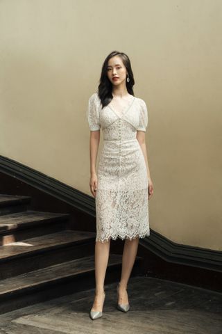Đầm ren đính đá DAM201