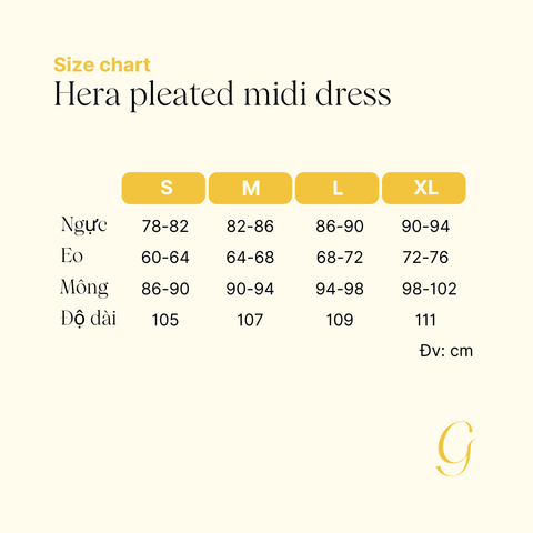 Hera pleated chiffon dress - MIDI