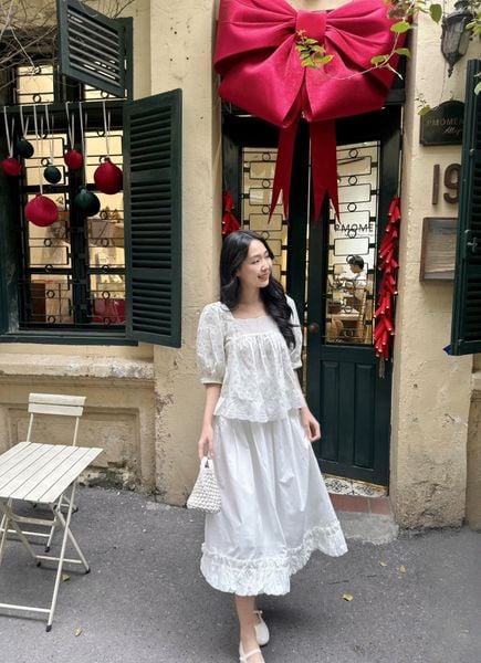Áo cotton kiểu Faye AO201