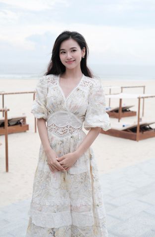 Đầm cotton tay lửng Lucy DAM006