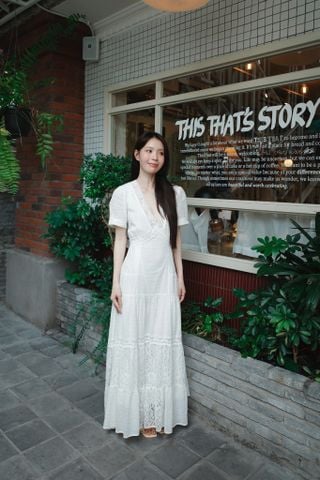 Đầm cotton dài Isabella DAM001