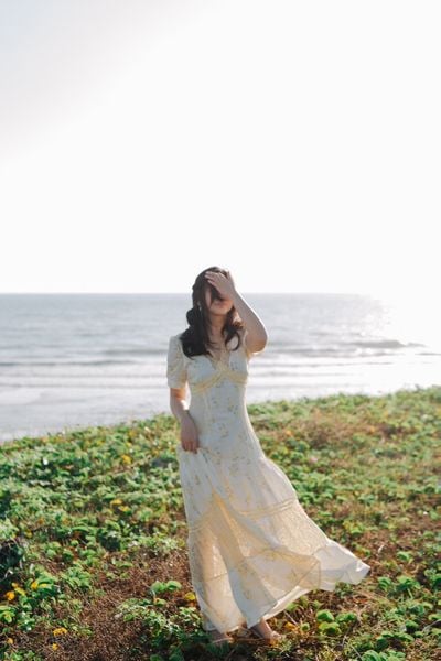 Đầm cotton dài Isabella DAM001