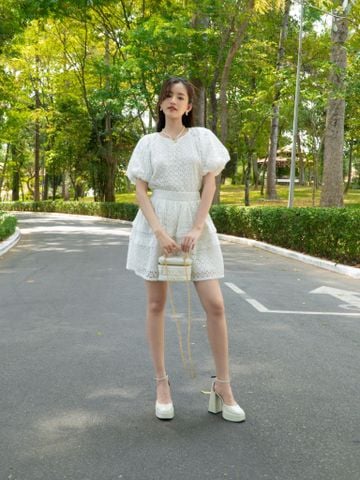 Áo tay phồng Camellia