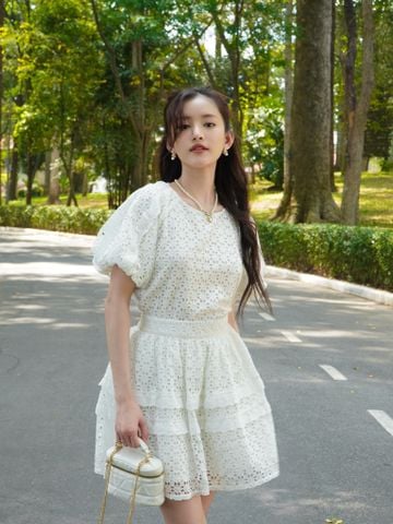 Áo tay phồng Camellia