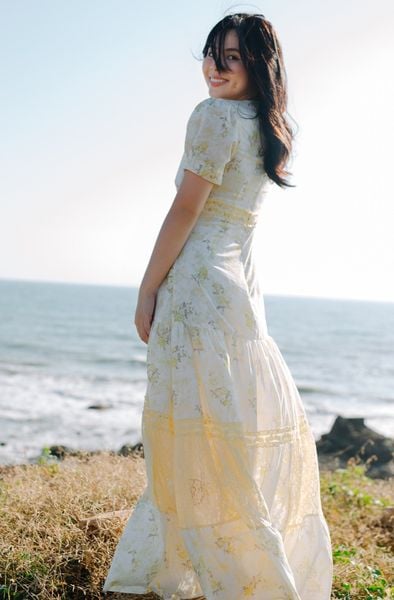 Đầm cotton dài Isabella DAM001