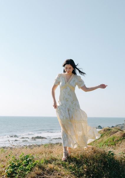Đầm cotton dài Isabella DAM001