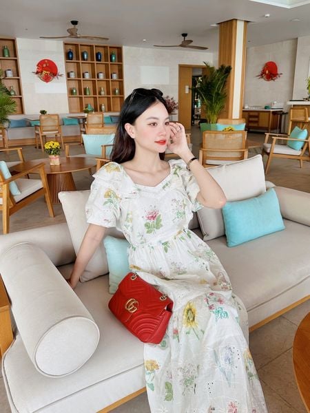 Caroline cotton maxi