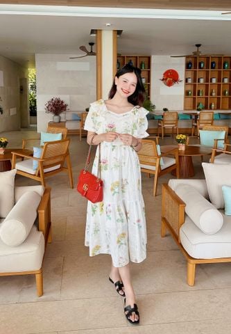Caroline cotton maxi
