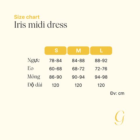 Iris Midi Dress - Blue