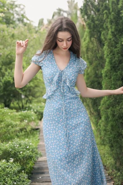 Đầm voan Kathy DAM100