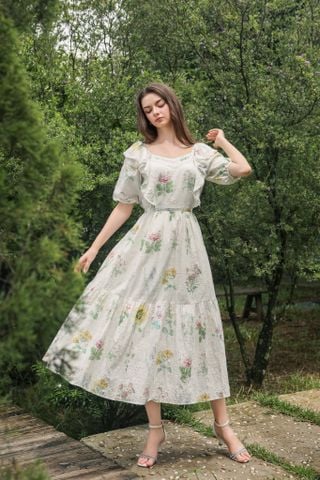 Caroline cotton maxi