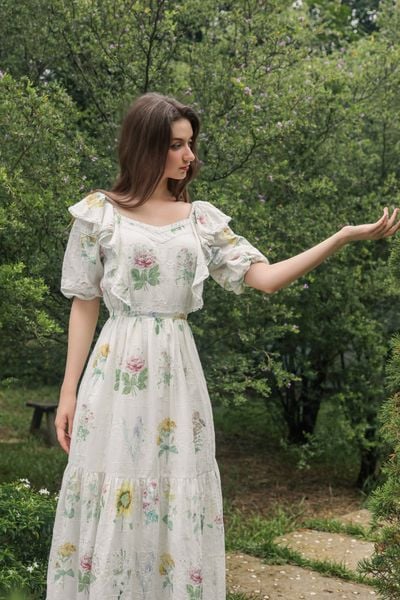 Caroline cotton maxi