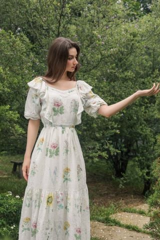 Caroline cotton maxi