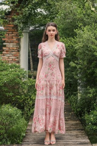 Đầm cotton dài Isabella DAM001