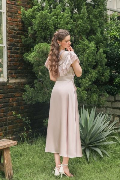 Kelly Silk Dress - Lilac