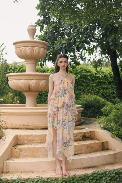 Leyla swing dress - Orange
