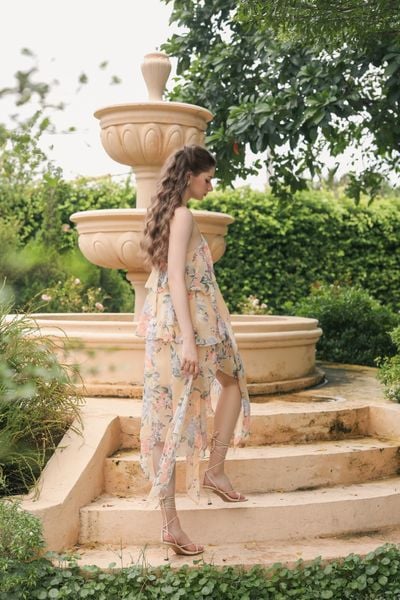 Leyla swing dress - Blue