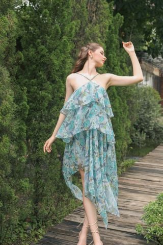 Leyla swing dress - Orange