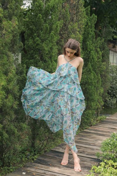 Leyla swing dress - Orange