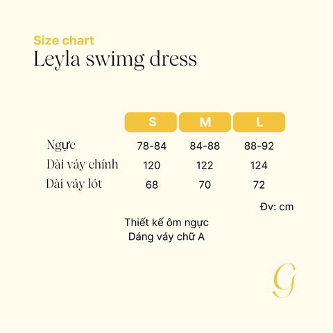 Leyla swing dress - Orange