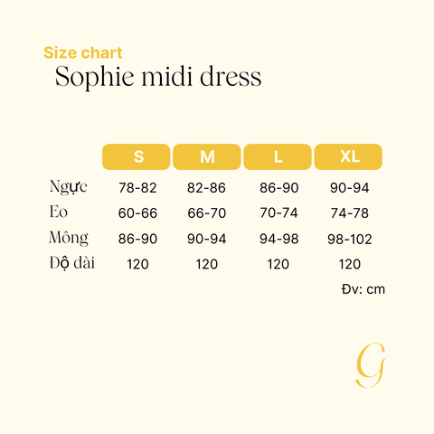 Sophie midi dress - White