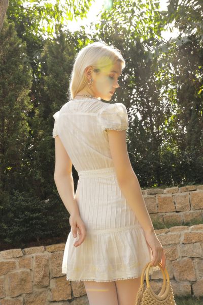 Prairie mini dress