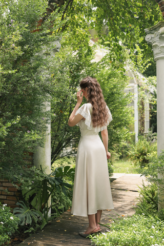 Kelly Silk Dress - Lilac
