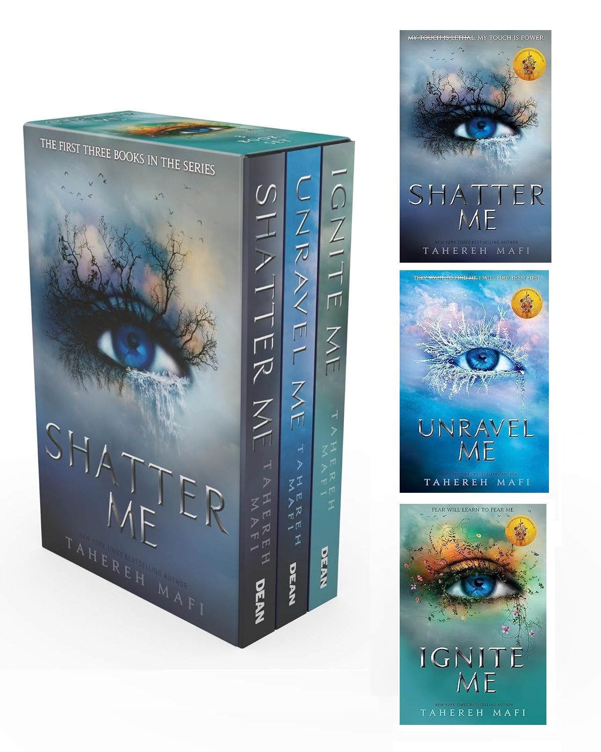 SHATTER ME X3 COPY SET