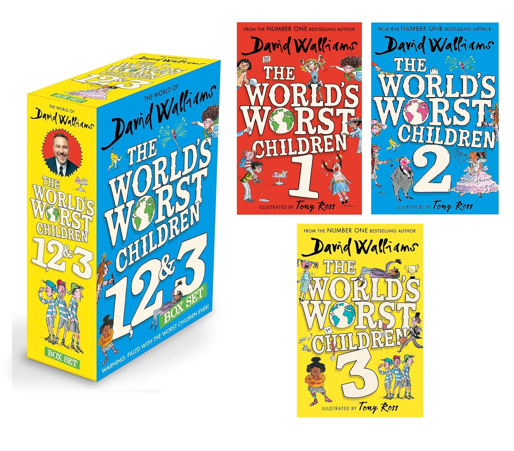 THE WORLD OF DAVID WALLIAMS: THE WORLD’S WORST CHILDREN 1, 2 & 3 BOX SET