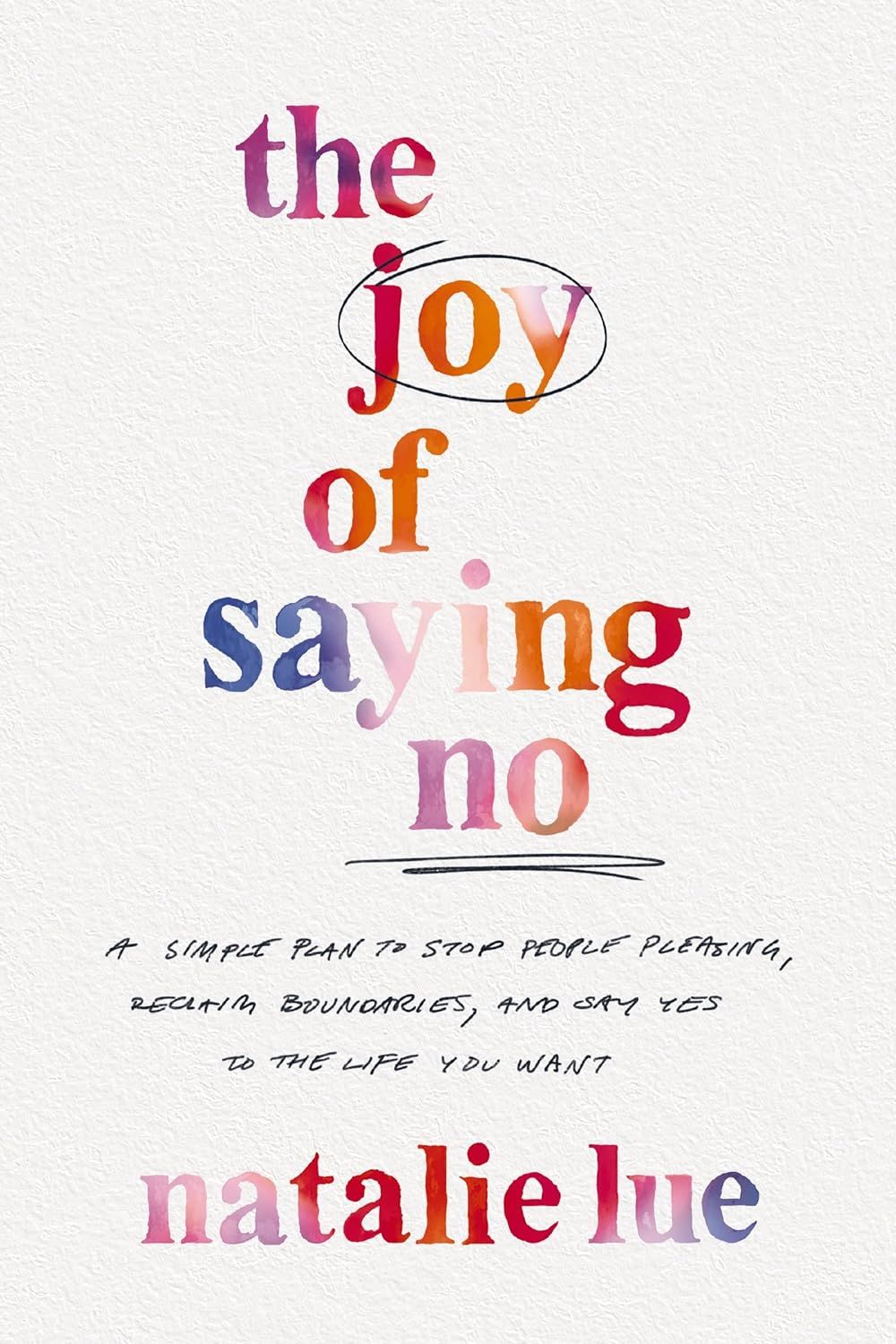 Joy of Saying No HB