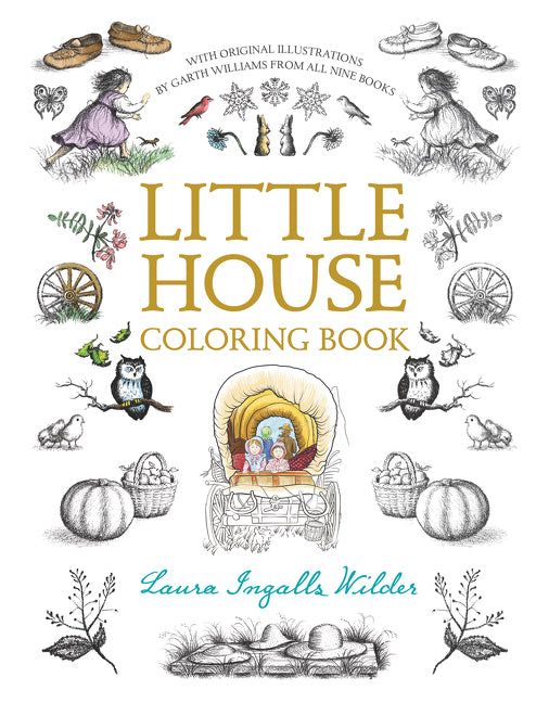 LITLE HOUSE COLORING BOOK