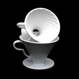  Phễu lọc cà phê V60 sứ cao cấp Brewista Dripper màu trắng 
