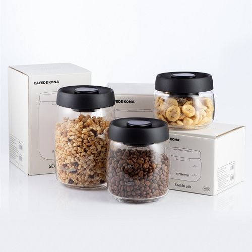  Hủ thủy tinh hút chân không bảo quản thực phẩm Cafede Kona 