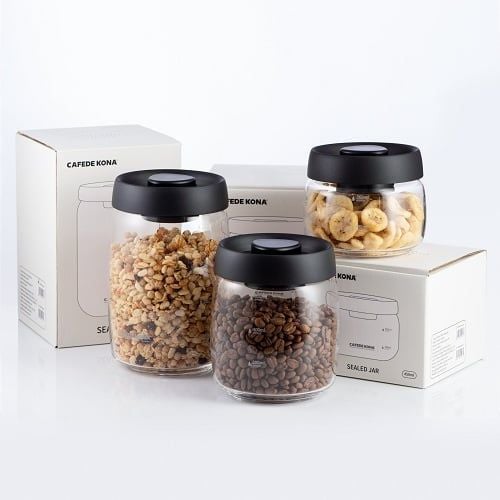  Hủ thủy tinh hút chân không bảo quản thực phẩm Cafede Kona 