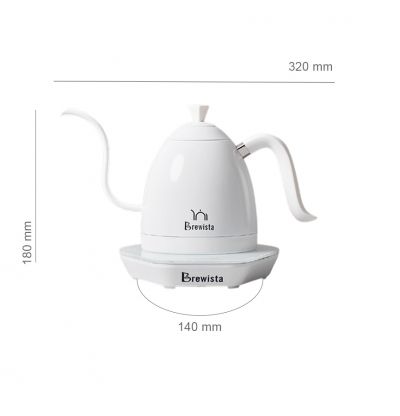  Ấm đun cảm ứng chuyên dụng rót cà phê Brewista Kettle 600ml - Trắng tuyết 