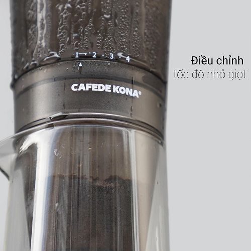  Bộ Pha Cà Phê Đá Lạnh Nhỏ Giọt Cold Drip Cafede Kona - Đen 