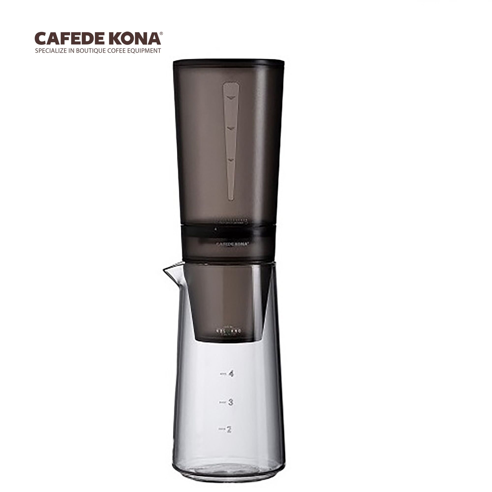  Bộ Pha Cà Phê Đá Lạnh Nhỏ Giọt Cold Drip Cafede Kona - Đen 