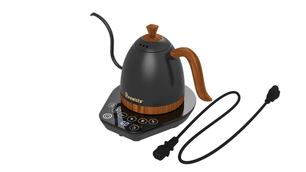  Ấm điện cổ ngỗng 600ML Brewista Artisan - Màu Đen kết hợp vân gỗ 