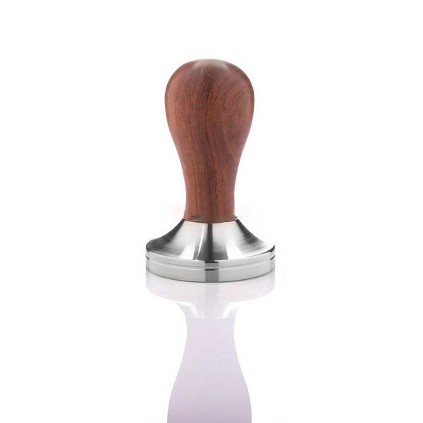  Tamper Inox Dụng Cụ Nén Cà Phê Espresso Cán Gỗ 
