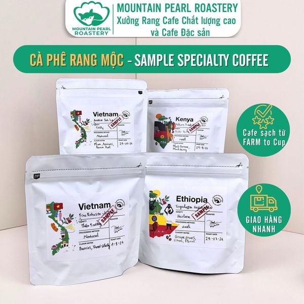  Cafe đặc sản Specialty (75gr dùng thử) - Cafe pha phin, pha máy từ Mountain Pearl Roastery Coffee 