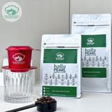  Cà phê HELLO (vị Cafe đậm đà) Hạt Cafe Robusta Sẻ rang xay nguyên chất - Mountain Pearl Roastery Coffee 