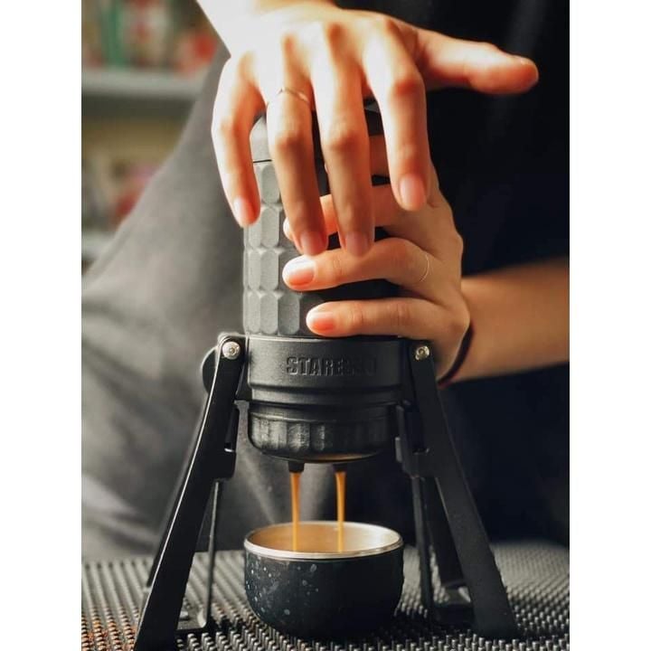  [BẢN 2021] Dụng Cụ Pha Cafe, Espresso Cầm Tay cao cấp STARESSO PRO (Mirage) - Mountain Pearl Roastery | Bảo hành 1 năm 