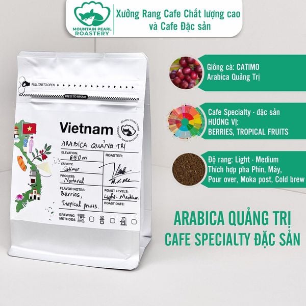  Cà Phê Đặc Sản Quảng Trị Arabica vị quả Mọng, Trái Cây - Specialty Coffee từ Mountain Pearl Roastery Coffee 