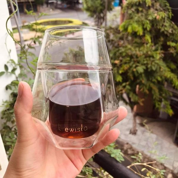  Ly thủy tinh 2 lớp Brewista Double Wall Glass Aroma cup 300ml - 1 chiếc - Mountain Pearl Roastery 