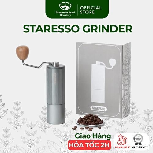  Cối Xay Cà Phê Staresso, Dụng cụ xay cafe cầm tay Staresso 2021 - Coffee Grinder - Mountain Pearl Roastery 